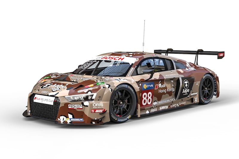 AAPE BY A BATHING APE® x Audi 聯名 R8 LMS 車款