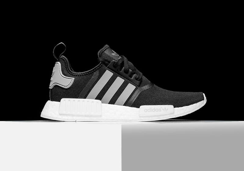 adidas nmd r1 black grey white