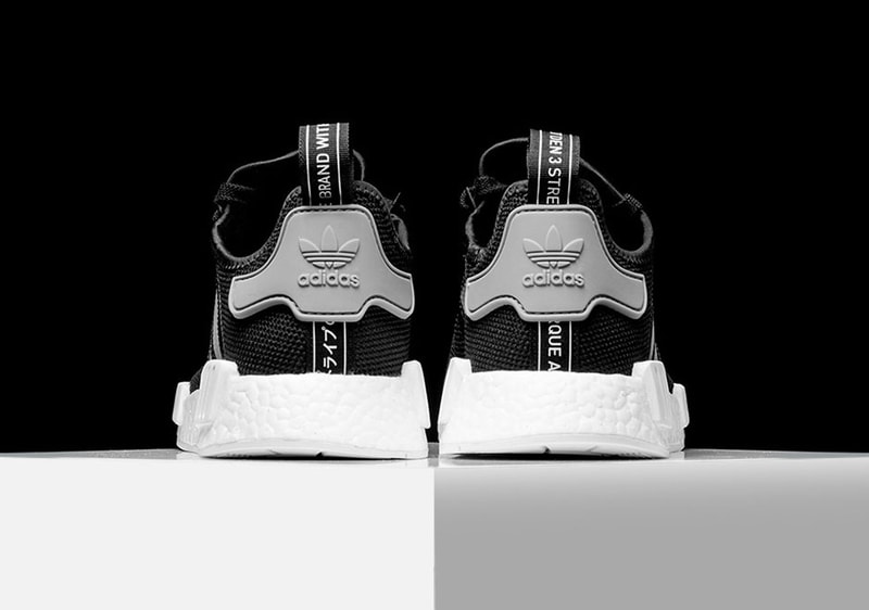 adidas nmd r1 black grey white