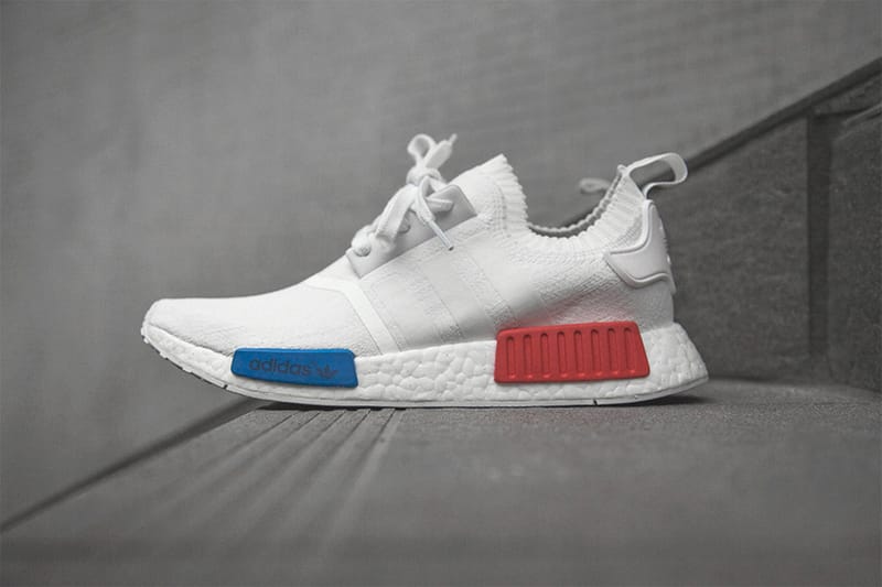 近賞 adidas Originals NMD_R1 Primeknit 全白配色