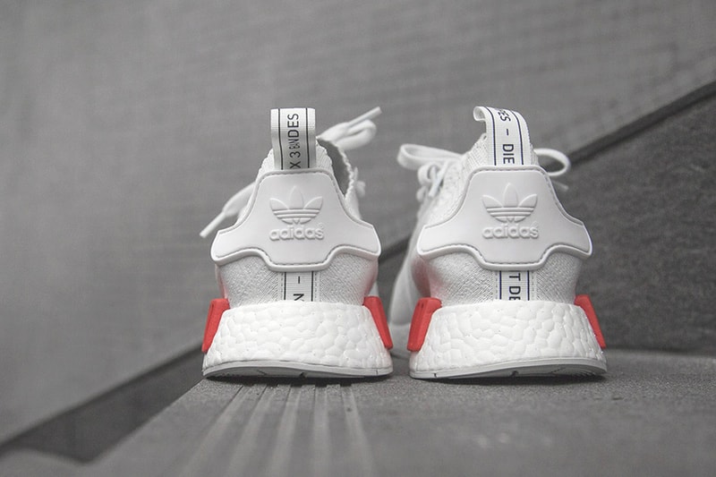 近賞 adidas Originals NMD_R1 Primeknit 全白配色