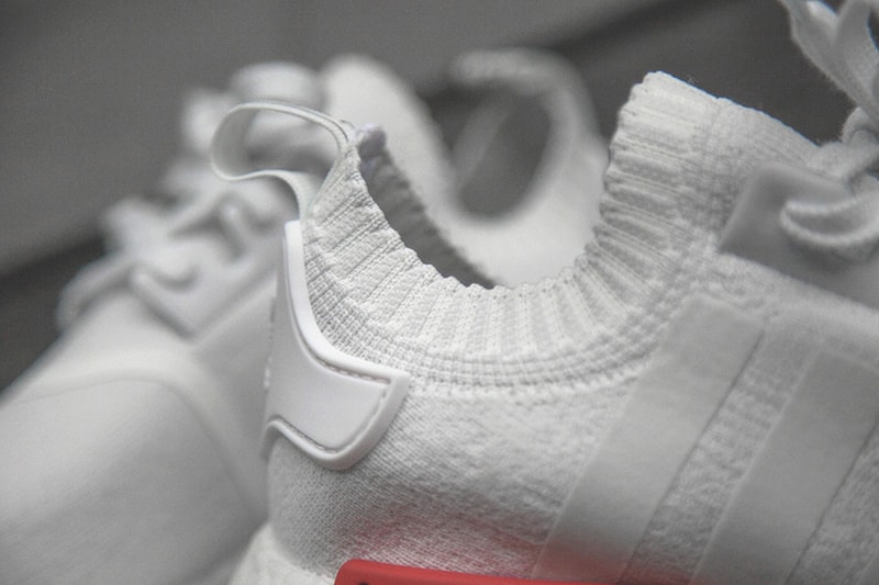 近賞 adidas Originals NMD_R1 Primeknit 全白配色