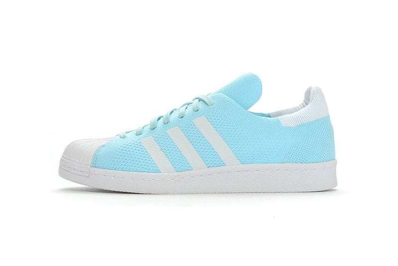 adidas Stays Cool With New Superstar Primeknit In "Frozen" Blue