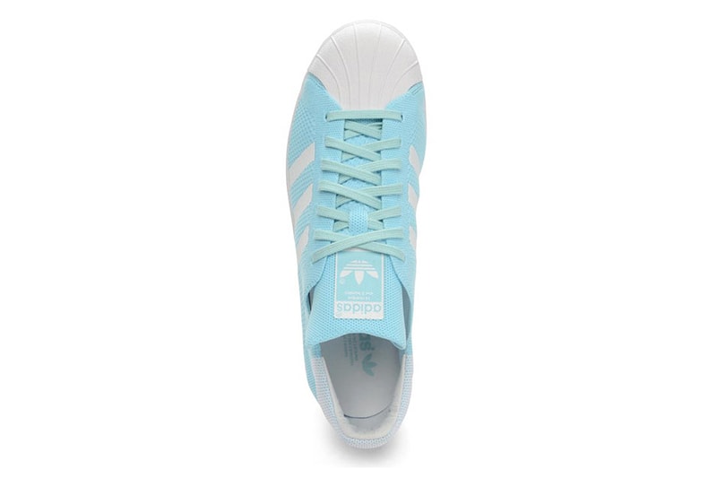 adidas Stays Cool With New Superstar Primeknit In "Frozen" Blue