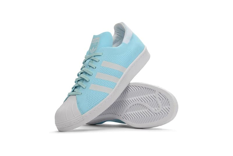adidas Stays Cool With New Superstar Primeknit In "Frozen" Blue
