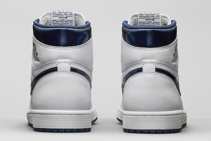 Air Jordan 1 Retro High OG「Metallic Navy」官方圖片釋出