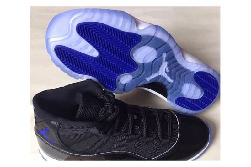 採用 45 號？Air Jordan 11 Retro「Space Jam」實物圖流出
