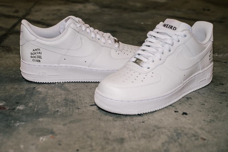 搶先預覽 Anti Social Social Club x Nike Air Force 1 鞋款