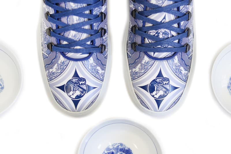 Bodega x Filling Pieces 聯名「Ceramic Blue」Mountain Cut 鞋款