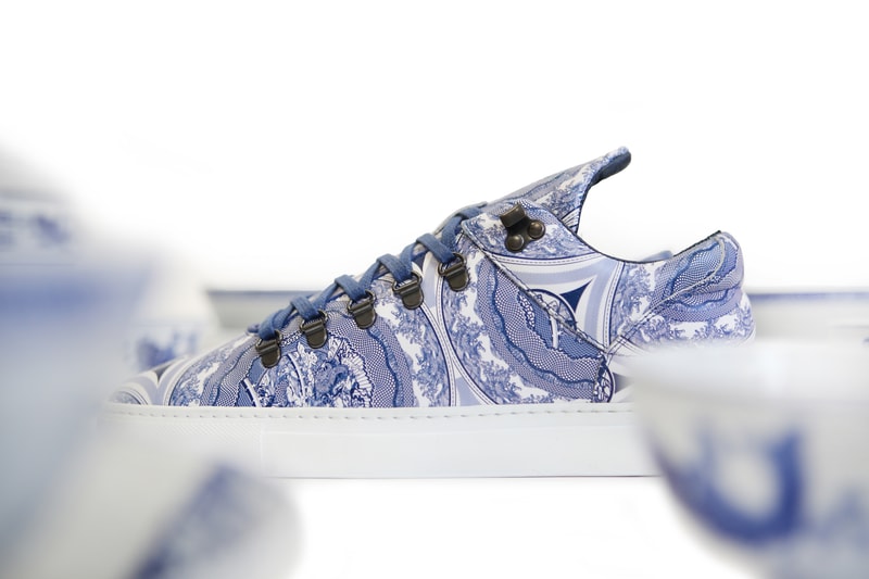 Bodega x Filling Pieces 聯名「Ceramic Blue」Mountain Cut 鞋款