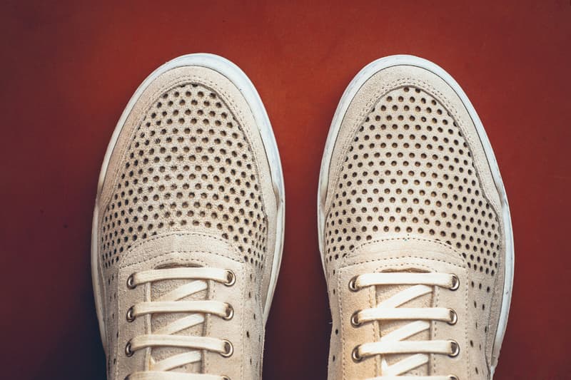 Filling Pieces Low Top Sneaker "Tan/White"