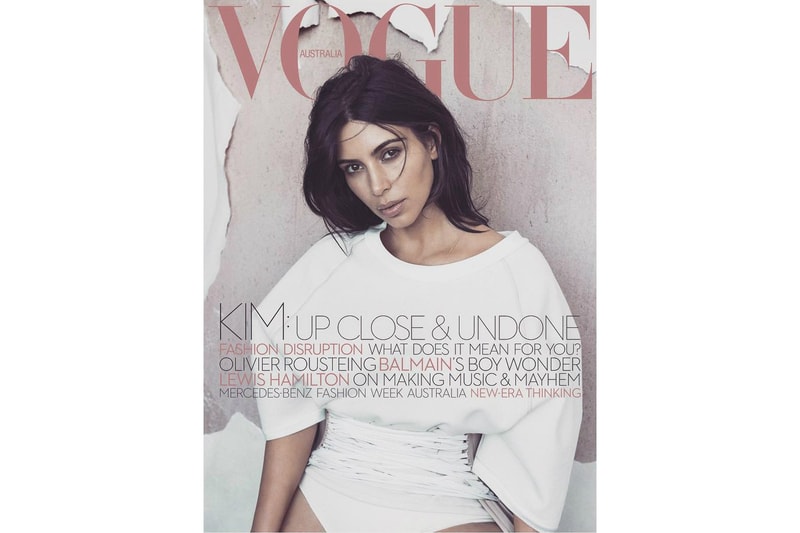 Kim Kardashian 登上澳大利亞版《VOGUE》2016 六月刊封面