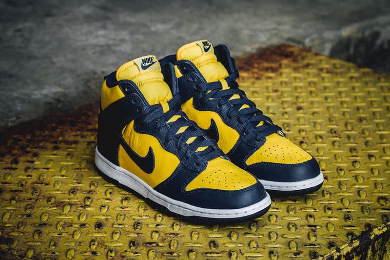 藤原浩最愛－Nike Dunk High「Michigan」復刻版本上架