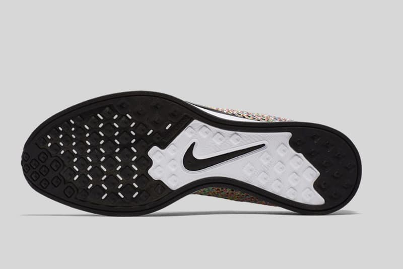 nike flyknit racer rainbow cn launch
