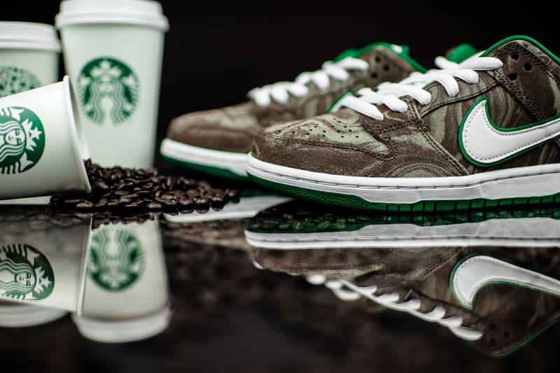Nike SB 為 Dunk Low Premium 打造 Starbucks 致敬配色