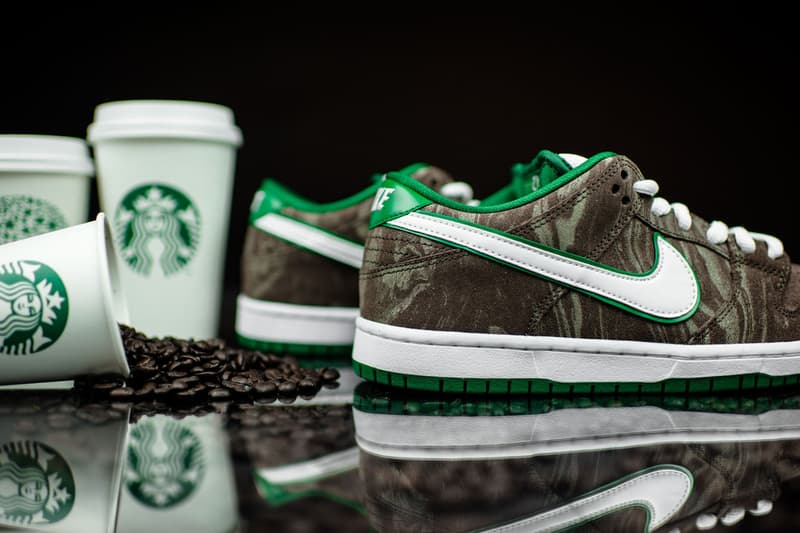 Nike SB 為 Dunk Low Premium 打造 Starbucks 致敬配色