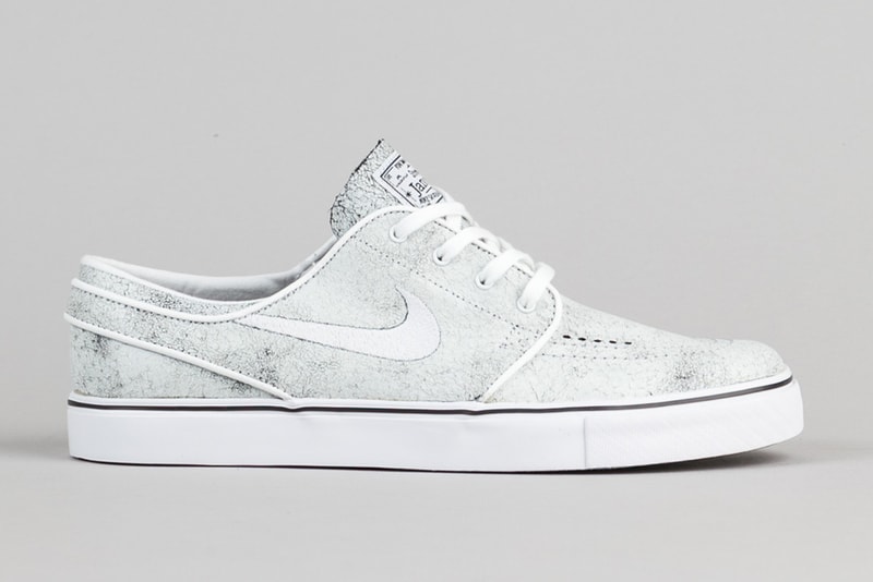 nike sb stefan janoski white white black