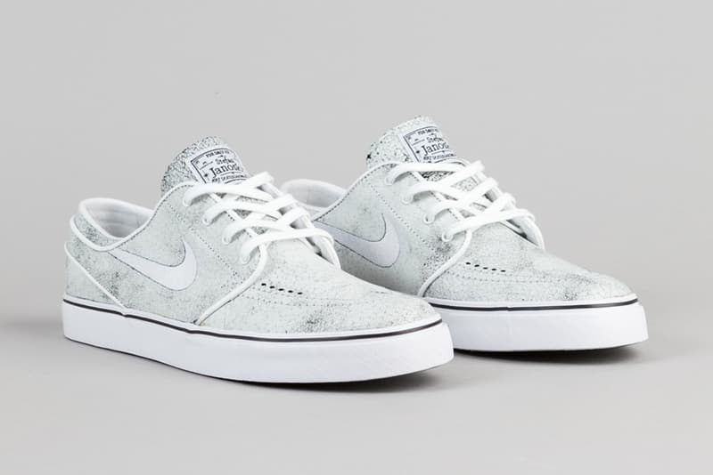 nike sb stefan janoski white white black
