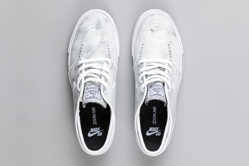 nike sb stefan janoski white white black
