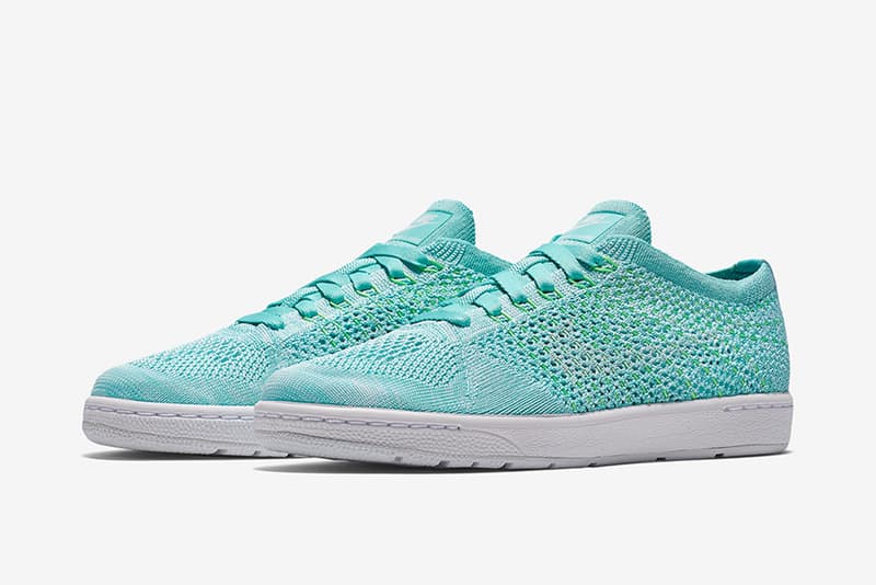 nike tennis classic ultra flyknit hyper turq white