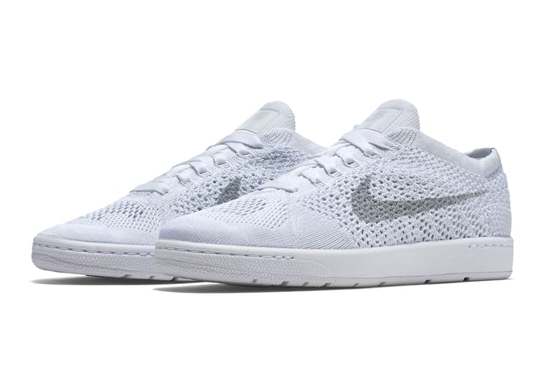 nike tennis classic ultra flyknit white wolf grey