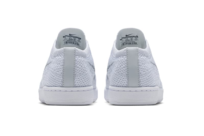 nike tennis classic ultra flyknit white wolf grey