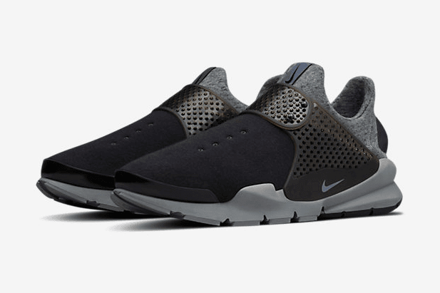 NikeLab Sock Dart Tech Fleece Grey/Black restock
