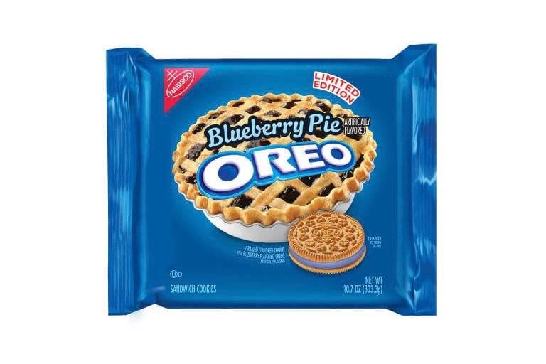 Oreo 推出限量「Blueberry Pie」與「Fruity Crisp」口味餅乾