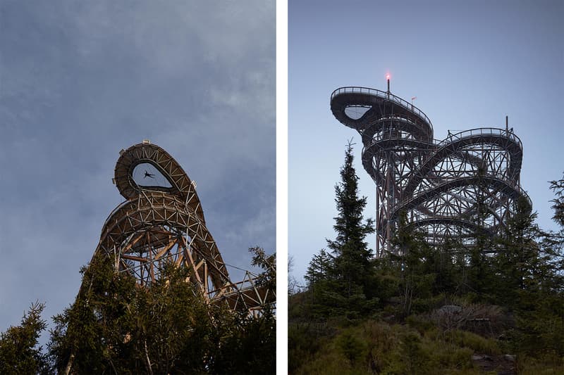 捷克 The Sky Walk「盤旋天梯」締造騰雲駕霧體驗感