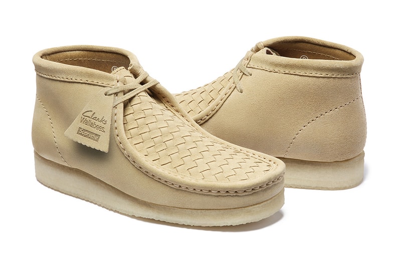 supreme x clarks originals wallabee 2016 ss