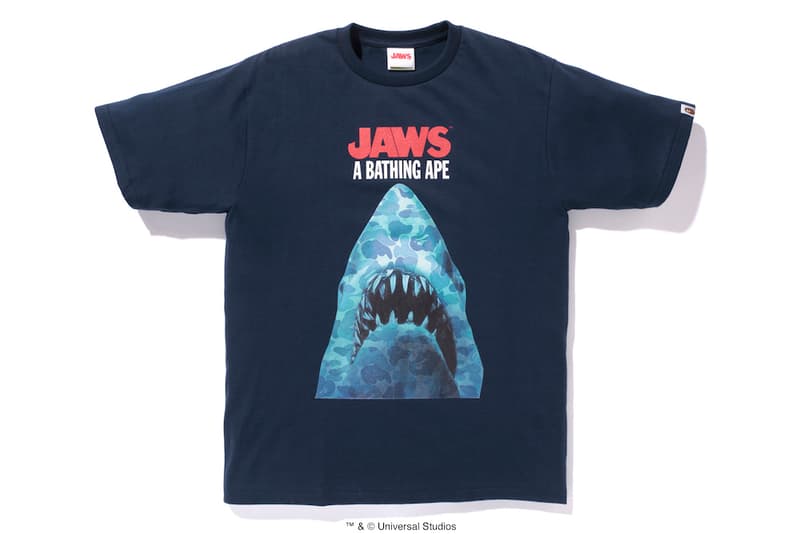 A BATHING APE® x JAWS 聯名系列即將登場