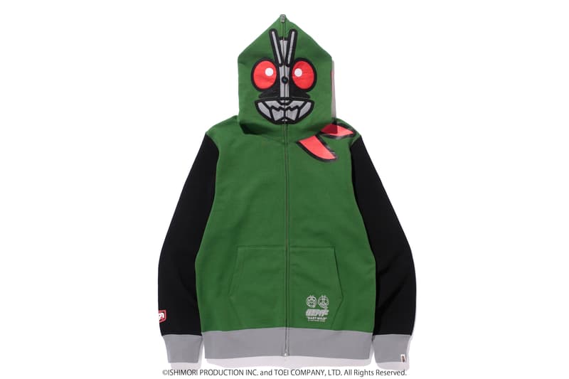 A BATHING APE® x《仮面ライダー》 45 週年紀念系列