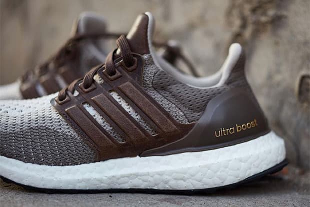 adidas Ultra Boost Leather Chocolate