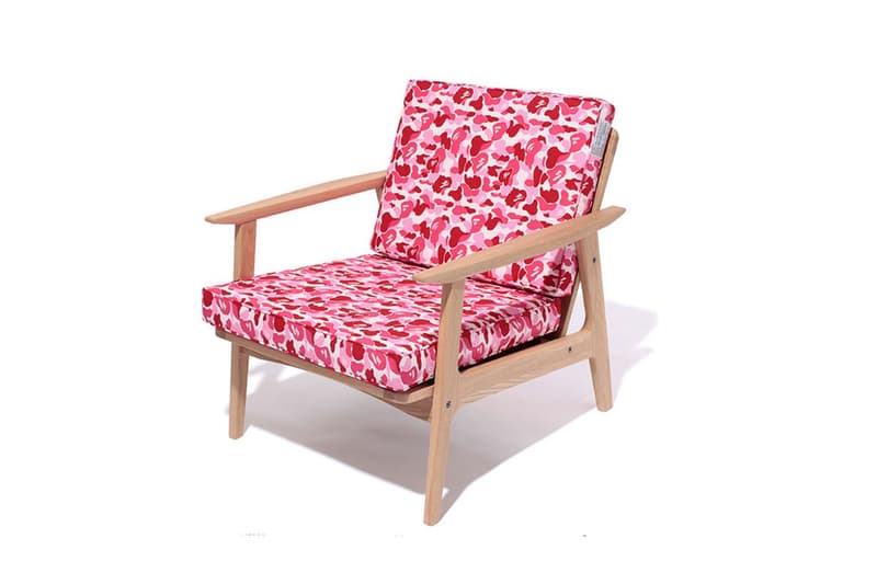 A Bathing Ape x Karimoku 聯名迷彩家具系列