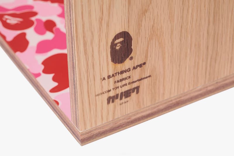 A Bathing Ape x Karimoku 聯名迷彩家具系列