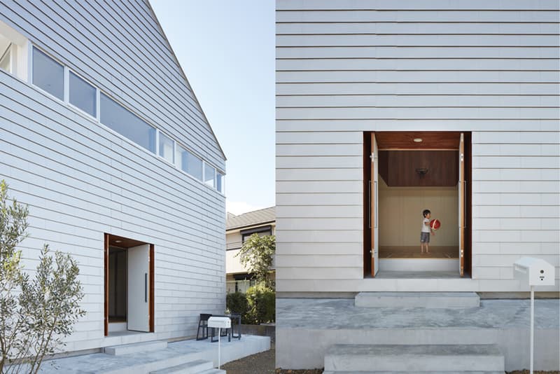 basketball court house by koizumisekkei