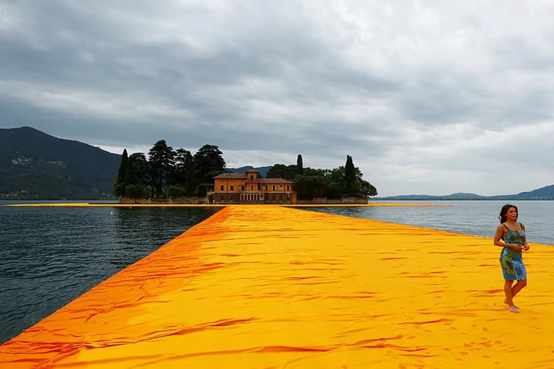 保加利亞藝術家 Christo 最新大型裝置「The Floating Piers」於意大利展出