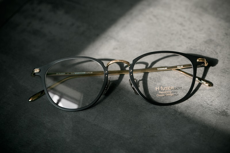 H-fusion x the WAREHOUSE optical 兩週年聯名 HF-501W 鏡架登場