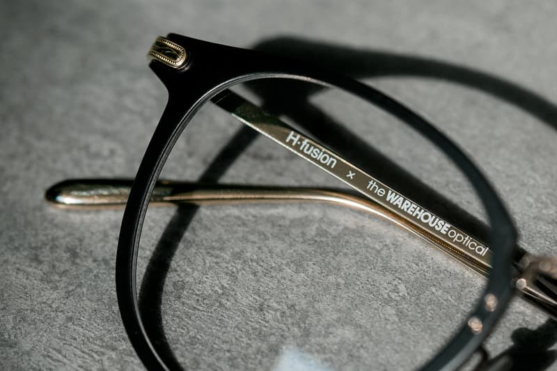 H-fusion x the WAREHOUSE optical 兩週年聯名 HF-501W 鏡架登場