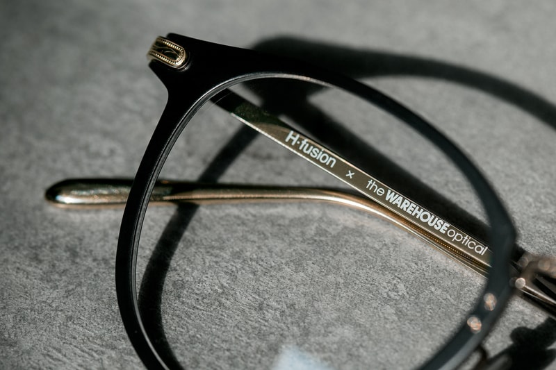 H-fusion x the WAREHOUSE optical 兩週年聯名 HF-501W 鏡架登場