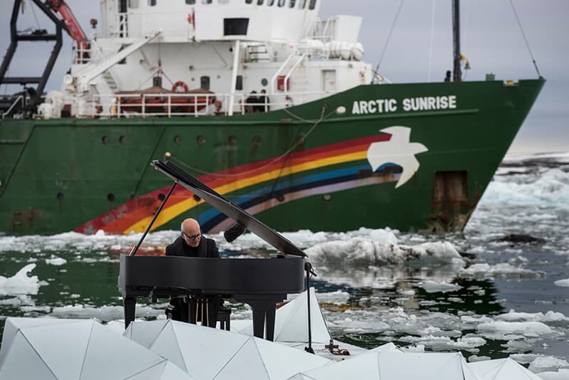 ludovico einaudi arctic ocean greenpeace