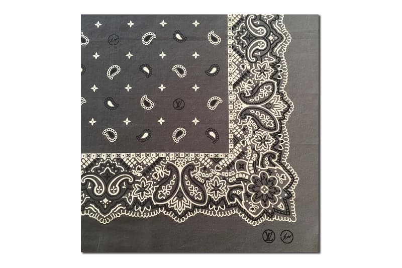 Kim Jones & 藤原浩搶先曝光 Louis Vuitton x fragment design 聯名方巾