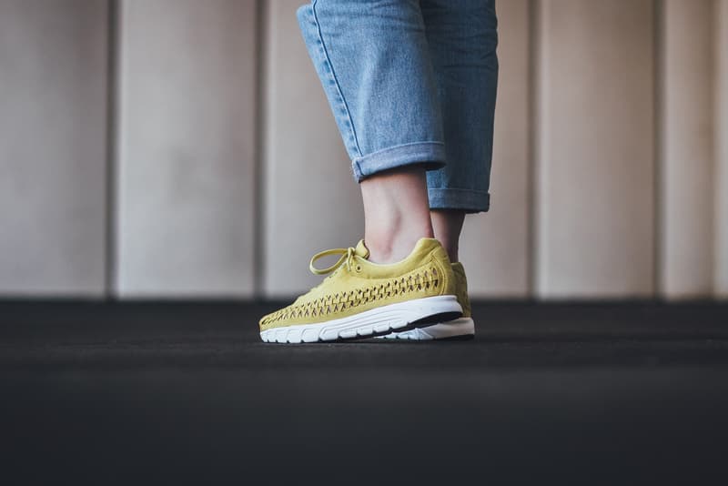 nike mayfly woven celery