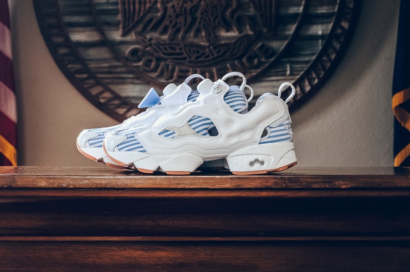 Sneaker Politics x Reebok 聯名 Instapump Fury「Seersucker Thursday」鞋款