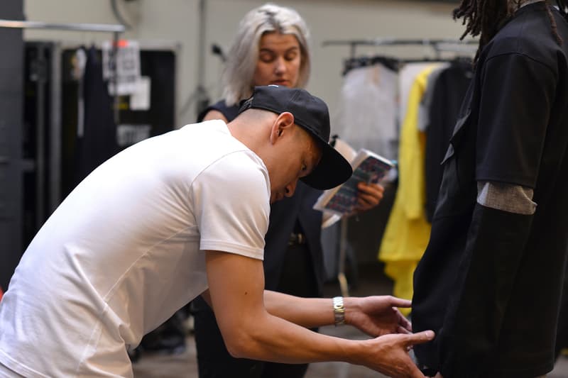 Backstage at Public School's 2017 Spring/Summer Collection