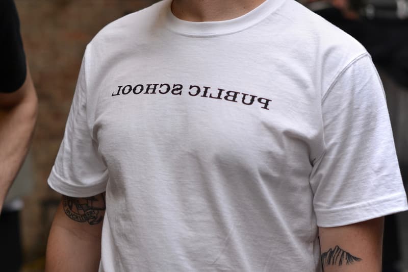 Backstage at Public School's 2017 Spring/Summer Collection