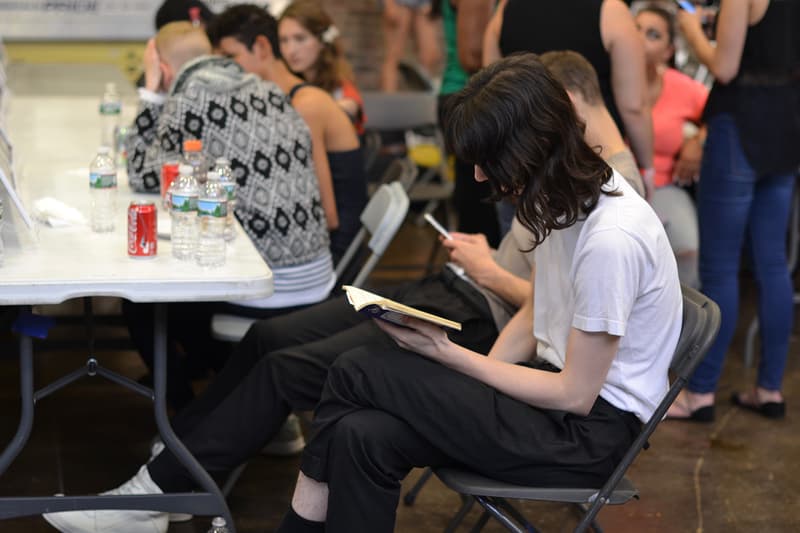 Backstage at Public School's 2017 Spring/Summer Collection