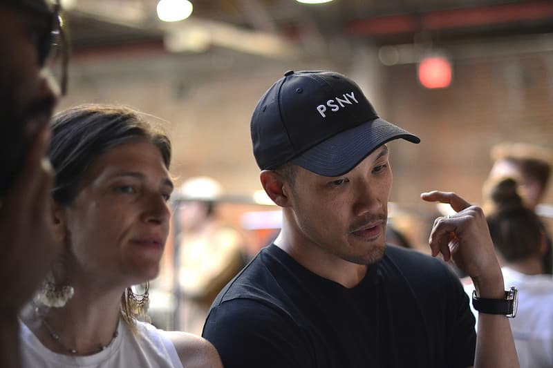 Backstage at Public School's 2017 Spring/Summer Collection