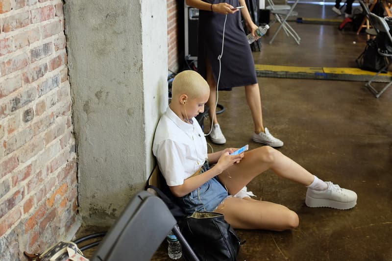 Backstage at Public School's 2017 Spring/Summer Collection
