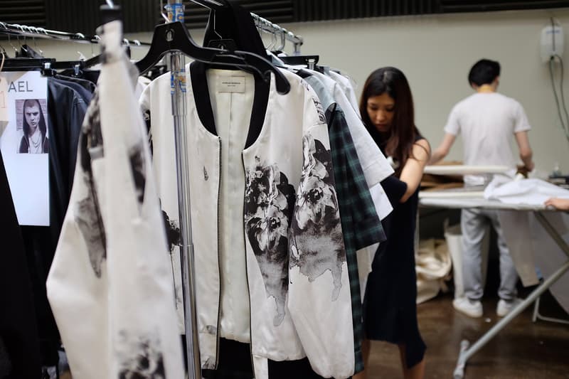 Backstage at Public School's 2017 Spring/Summer Collection